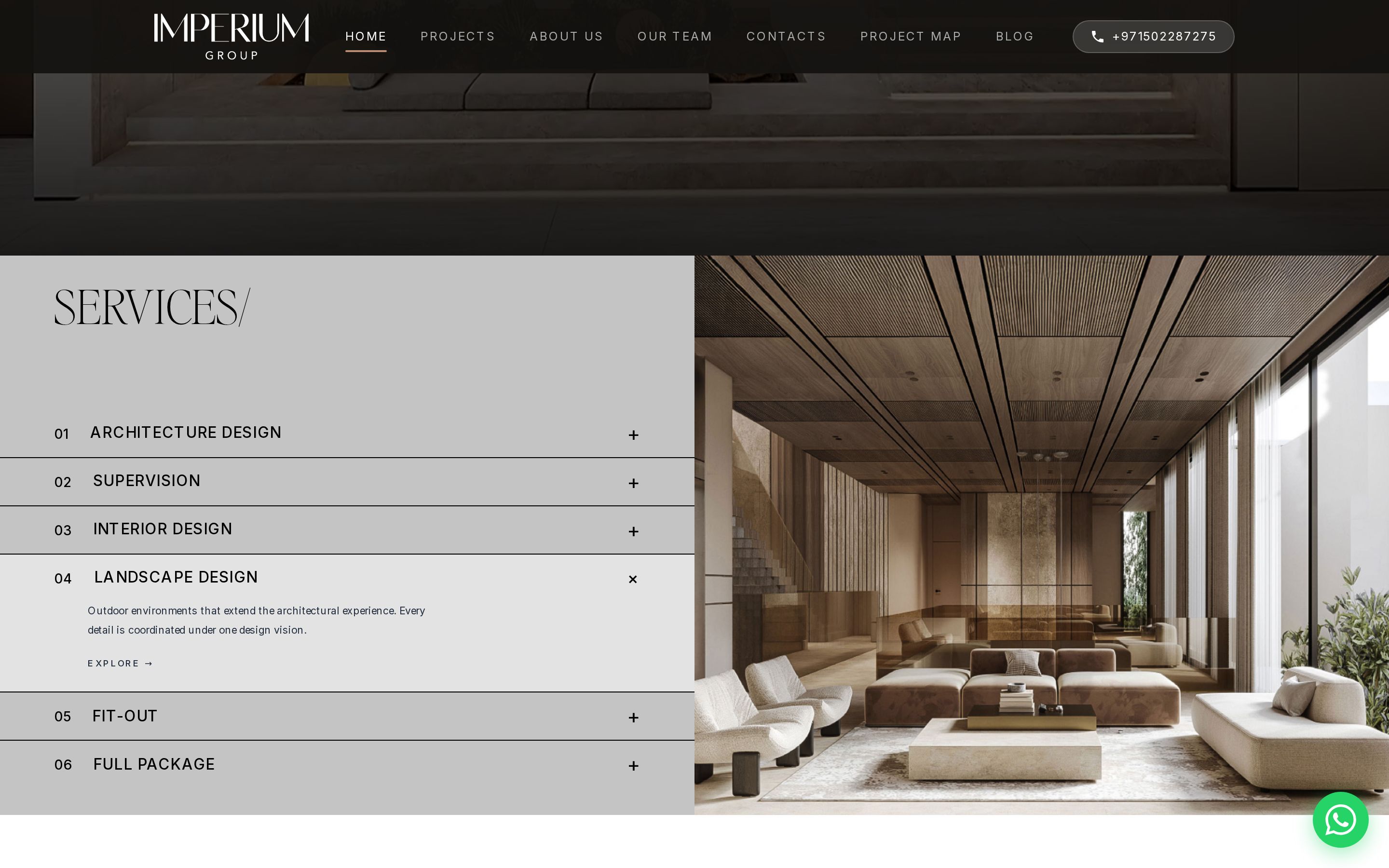 🌿 Tab: Landscape Architecture & Fit-Out
